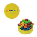 Small Yellow Snap-Top Mint Tin Filled w/ Chocolate Littles